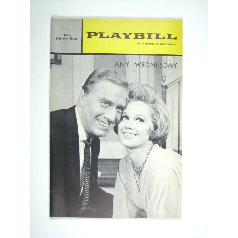 Playbill Any Wednesday Barbara Cook George Gaynes Music Box Theater 1965